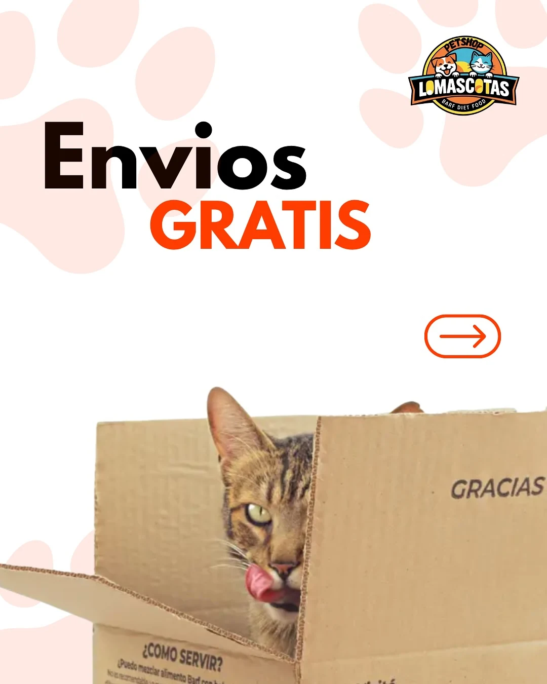 Publicación de LoMascotas: Envíos de LoMascotas